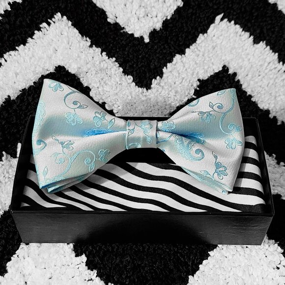 Handmade Accessories - Handmade Abstract Paisley Bow Tie